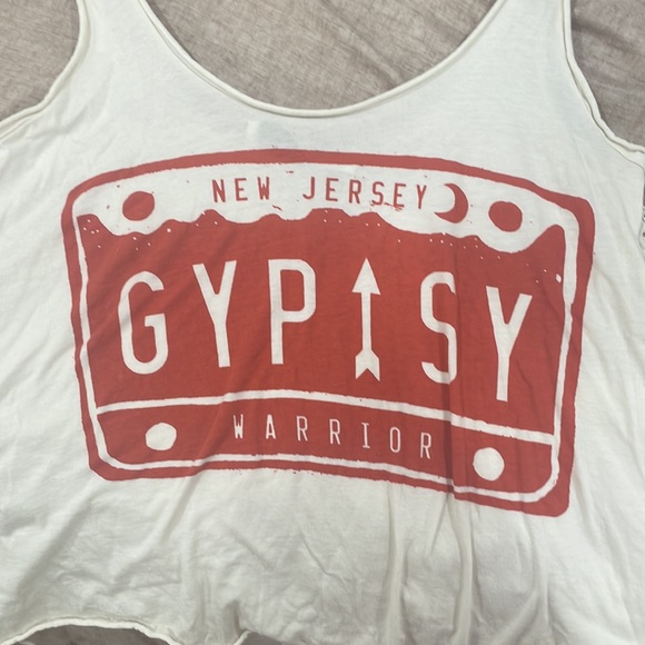 Gypsy Warrior Fringe Crop Top - Picture 2 of 5